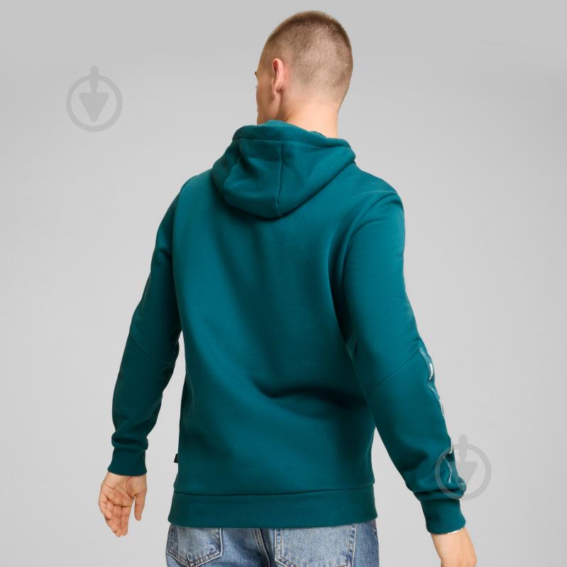 Джемпер Puma ESS+ TAPE HOODIE FL 84904008 р.L зеленый - фото 6