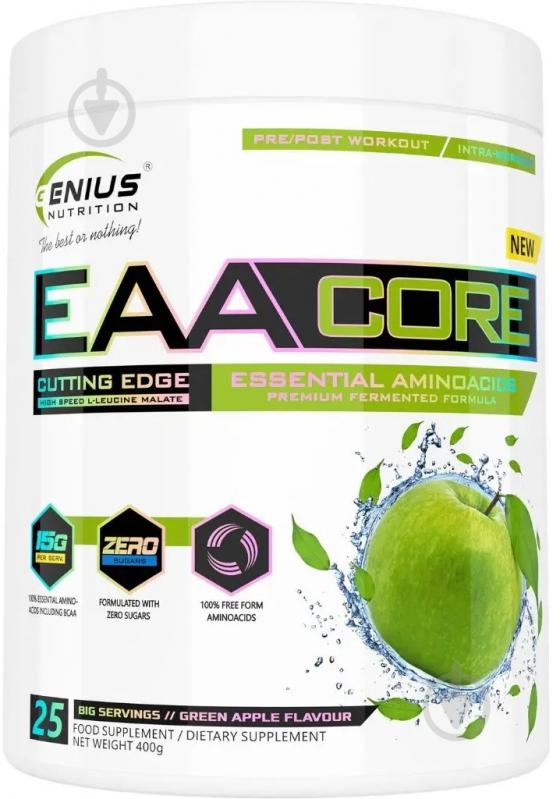 Амінокислоти Genius Nutrition EAACore яблучний 400 г 25 порц. - фото 1