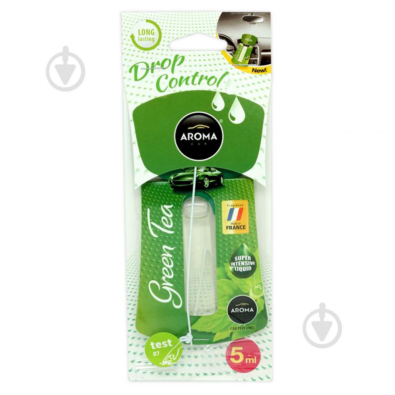 Ароматизатор на дзеркало Aroma Car Drop Control Green Tea 5 мл - фото 1