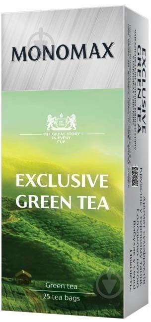 Чай зелений Мономах листовий китайський EXCLUSIVE GREEN TEA 25 шт. - фото 1