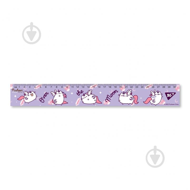 Линейка Pusheen 30 см 370629 YES - фото 1 Линейка Pusheen 30 см 370629 YES - фото 1