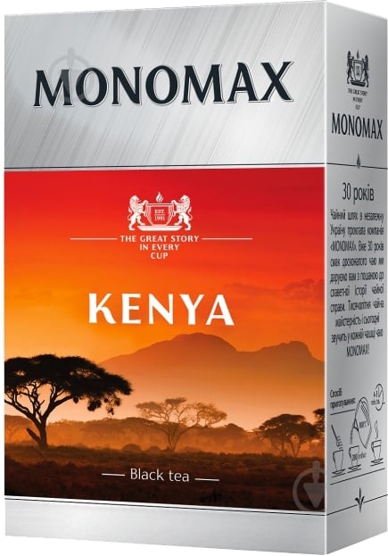 ᐉ Чай черный Мономах листовой кенийский Kenya 80 г • Купить в Киеве ...