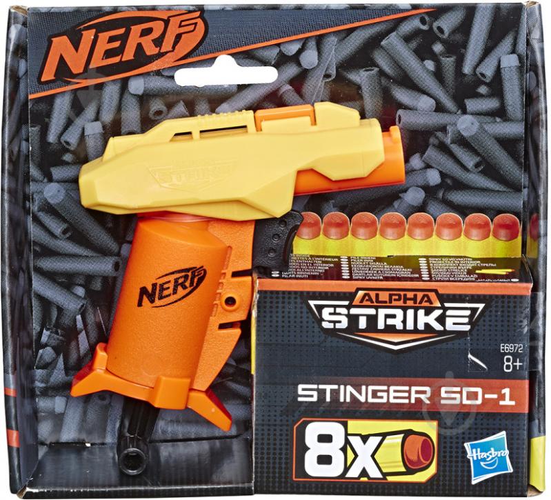 Бластер Hasbro Nerf Alpha Strike Stinger SD-1 E6972 - фото 2