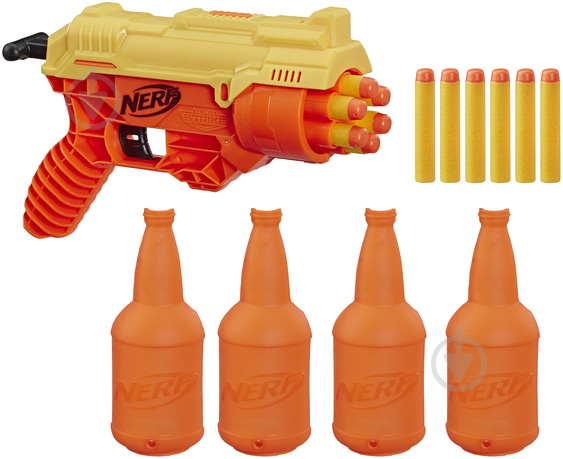 Ігровий набір Hasbro із мішенями та бластером Nerf Alpha Strike Cobra RC-6 E7857 - фото 1