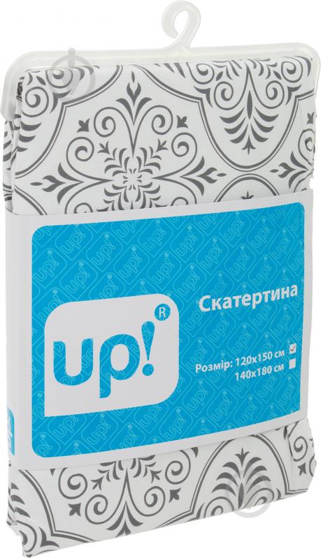 Скатертина 120x150 см чорно-білий Underprice - фото 3