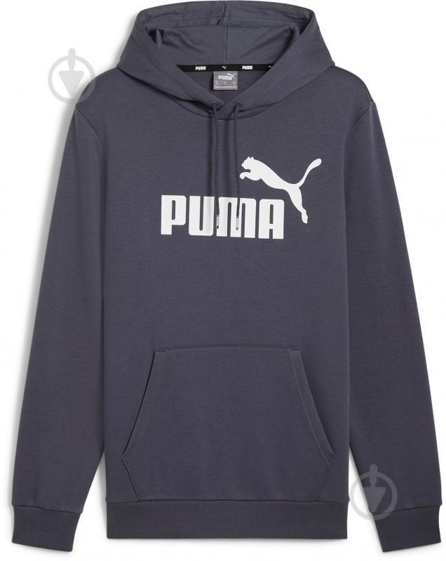 Джемпер Puma ESS BIG LOGO HOODIE FL (S) 58668723 р.L серый - фото 1