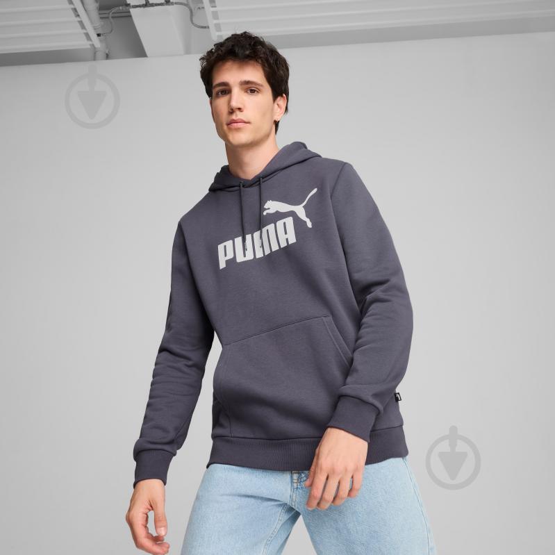 Джемпер Puma ESS BIG LOGO HOODIE FL (S) 58668723 р.L серый - фото 3