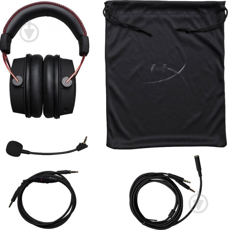 Гарнітура HyperX Cloud Alpha black/red (4P5L1AM) - фото 7