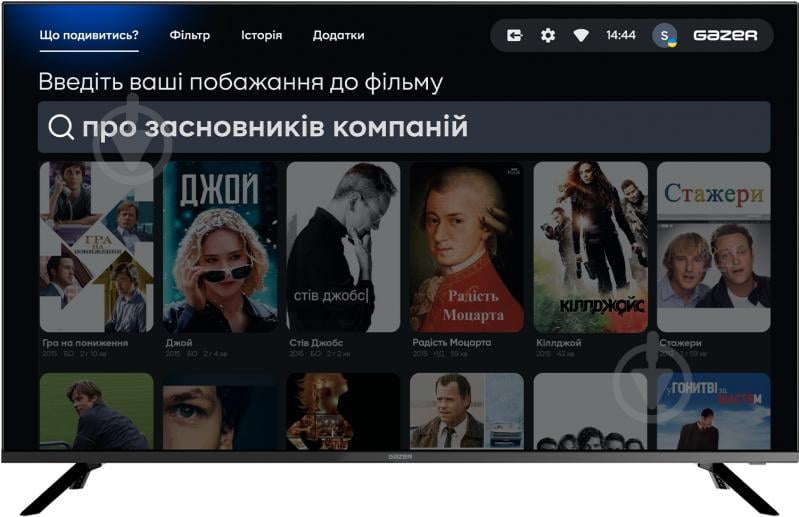 Телевізор Gazer TV43-FN1 43" FHD MetaSmart Live Edition UA - фото 5