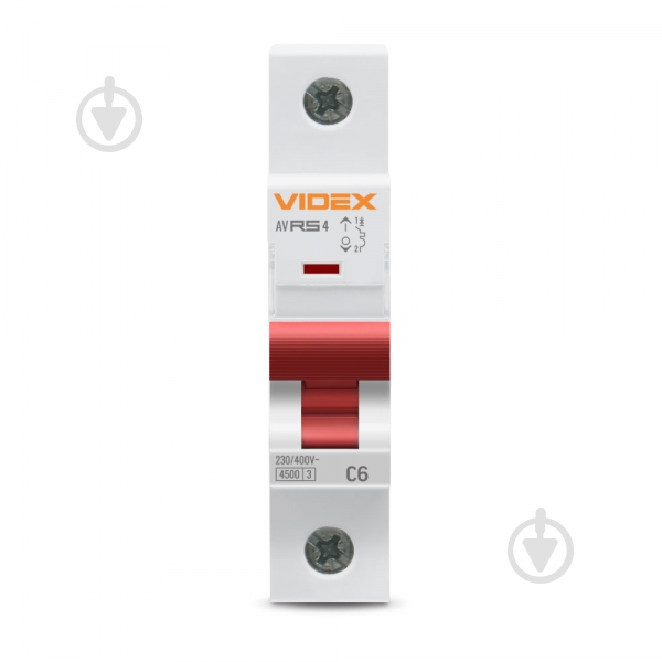 Автоматический выключатель Videx VF-RS4-AV1C06 26502 - фото 2