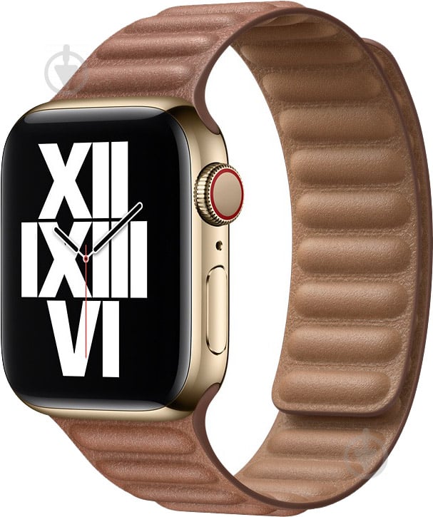 Ремешок Apple 41mm Golden Brown Leather Link S/M ML7K3ZM/A - фото 2