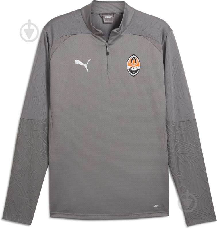 Джемпер Puma FCSD TRG 1/4 ZIP TOP PRO 77785405 р.L сірий - фото 1