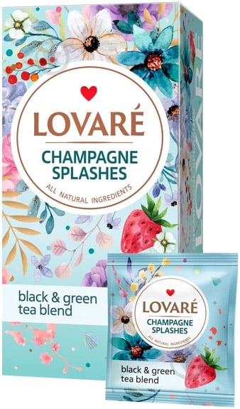 Чай Lovare пакетований Бризки шампанського 48 г - фото 1