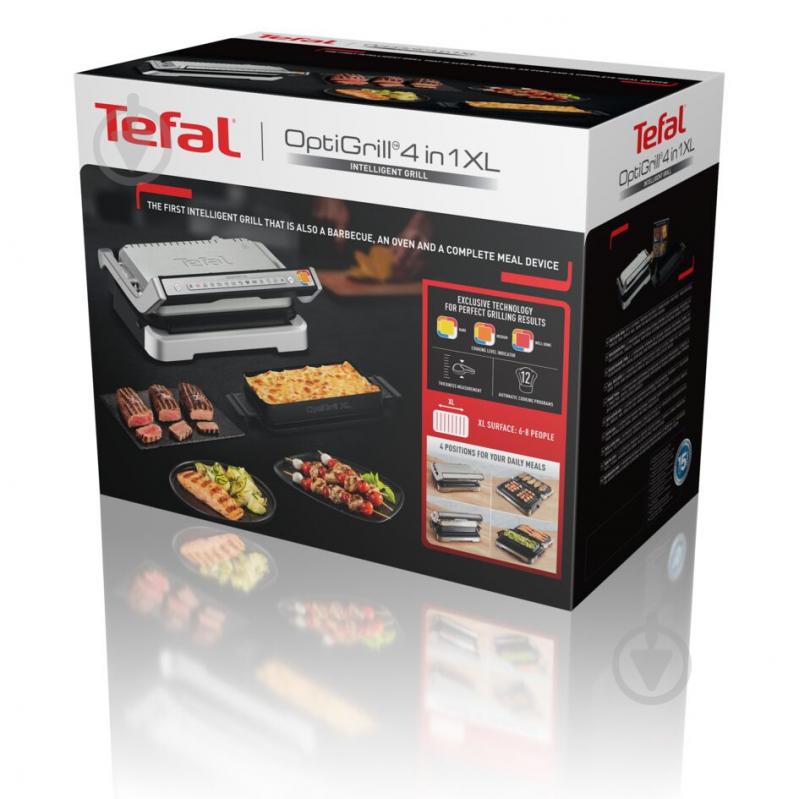 Гриль Tefal OptiGrill 4в1 XL GC784D30 - фото 10