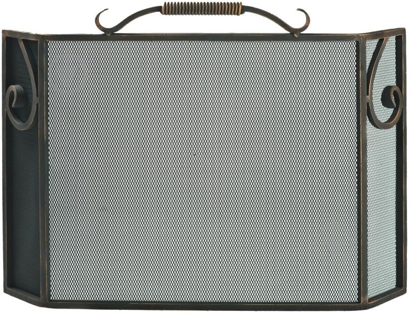 Каминная сетка 3-х створчатая - фото 1