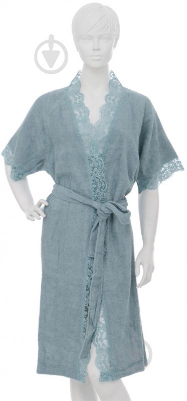 Халат домашний La Nuit Home Lace р. S ментол 26-104 - фото 1