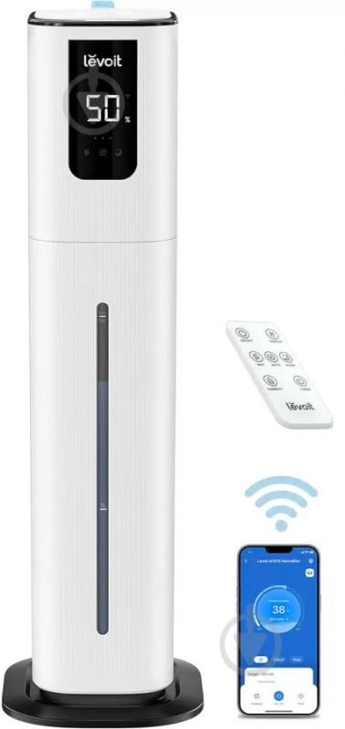 Увлажнитель воздуха Levoit OasisMist1000S Smart Ultrasonic Cool Mist Tower LUH-M10 (HEAPHULVSEU0082Y) - фото 1