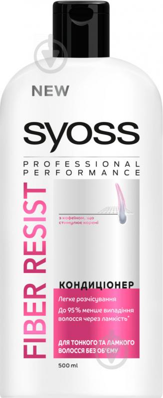 Кондиціонер Syoss Fiber Resist проти випадіння волосся 500 мл - фото 1