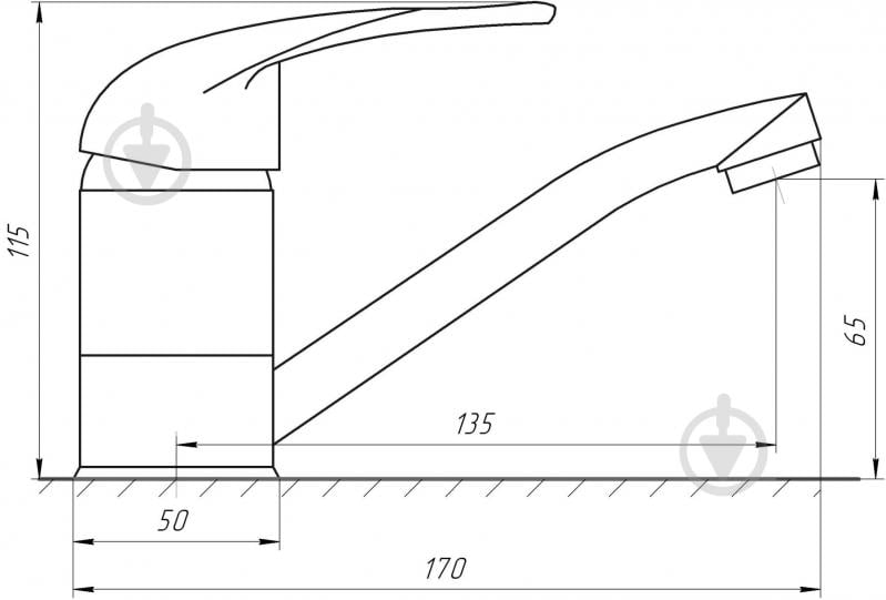 Смеситель для умывальника EcoMix E-GEZ-203M - фото 5