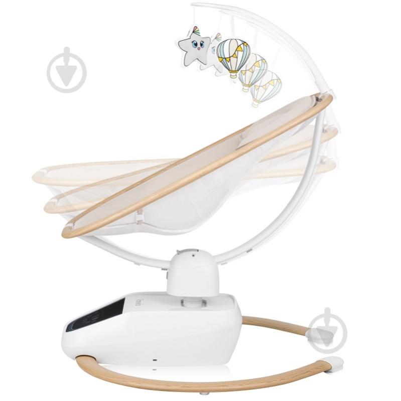 Крісло-гойдалка Lionelo OLIVIA BEIGE NATURAL - фото 2