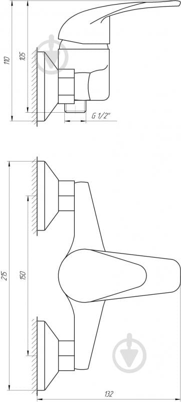Змішувач для душу EcoMix E-GEZ-105 - фото 5