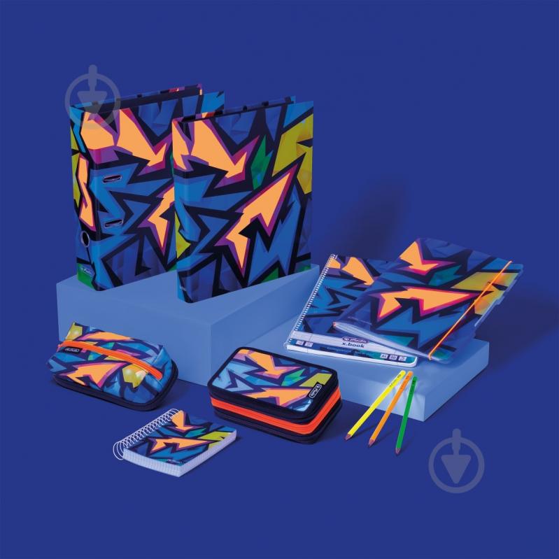 Пенал шкільний Standard Neon Art 50026739 Herlitz різнокольоровий - фото 5
