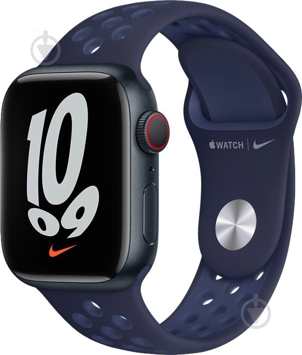 Ремешок Apple 41mm Midnight Navy/Mystic Navy Nike Sport Band Regular ML863ZM/A - фото 2