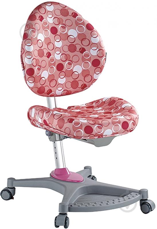 Кресло Mealux Neapol PK (Y-136 PK) красный/с кружками - фото 1 Кресло Mealux Neapol PK (Y-136 PK) красный/с кружками - фото 1