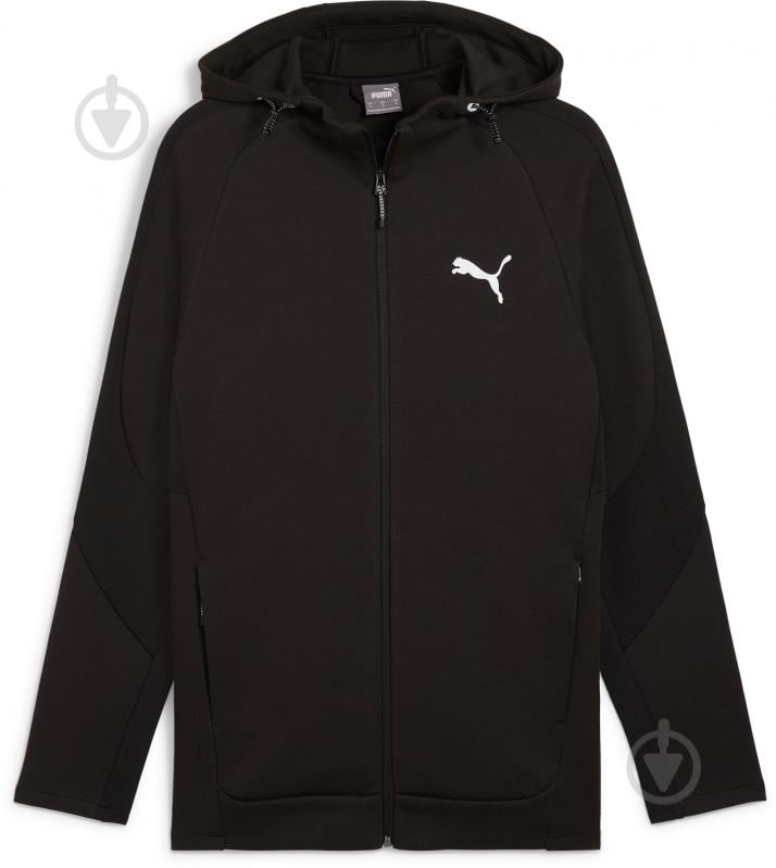 Джемпер Puma EVOSTRIPE FULL-ZIP HOODIE DK 68170001 р.L чорний - фото 1