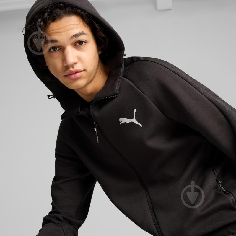 Джемпер Puma EVOSTRIPE FULL-ZIP HOODIE DK 68170001 р.L чорний - фото 7