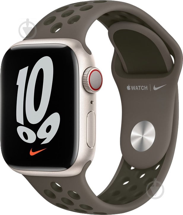 Ремінець Apple 41mm Midnight Olive Gray/Cargo Khaki Nike Sport Band Regular ML873ZM/A - фото 2