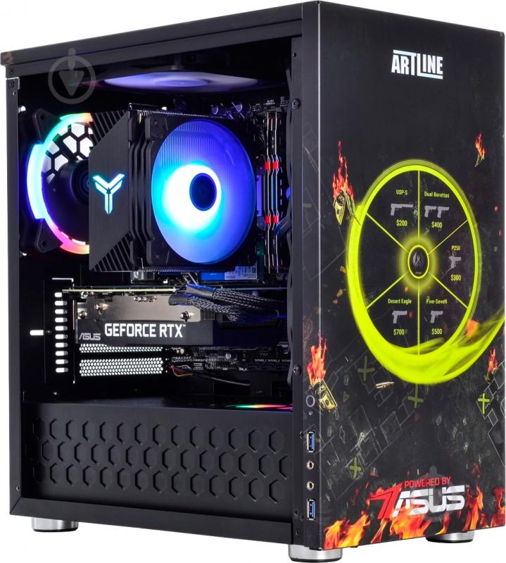 Системный блок Artline Overlord CG10 (CG10v08CS) black - фото 12
