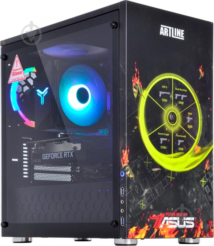 Системный блок Artline Overlord CG10 (CG10v08CS) black - фото 2