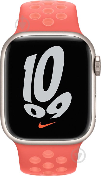 Ремешок Apple 45mm Magic Ember/Crimson Bliss Nike Sport Band Regular ML8A3ZM/A - фото 3