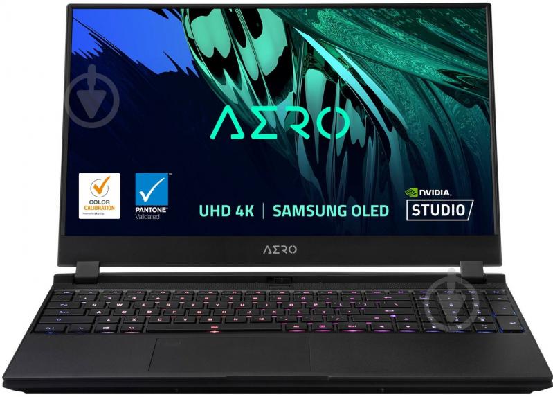 Ноутбук Gigabyte AERO KD-72RU624SR 15,6" (AERO15OLED_KD-72RU624SR) black - фото 1