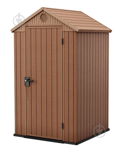 Дом садовый Keter DARWIN 126х117х205 см коричневый - фото 1