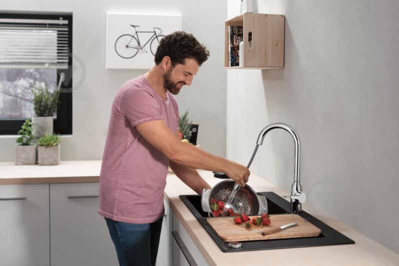 Смеситель для кухни Hansgrohe 180 Focus M43 хром - фото 3
