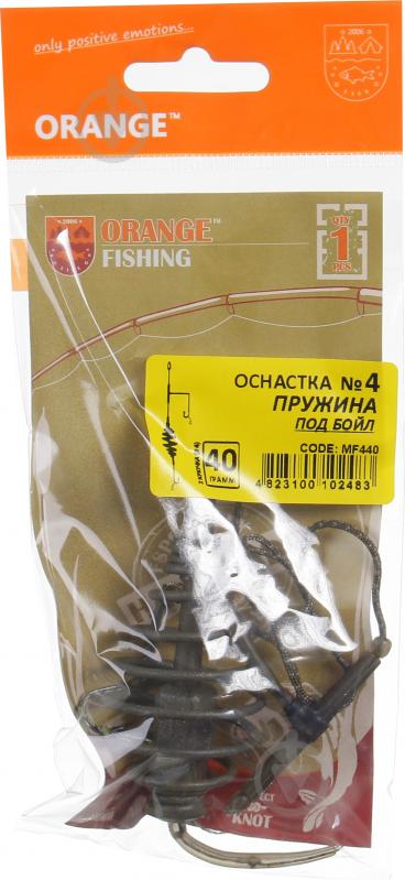 Оснастка для лову коропа Orange Carp 40 г пружина - фото 2