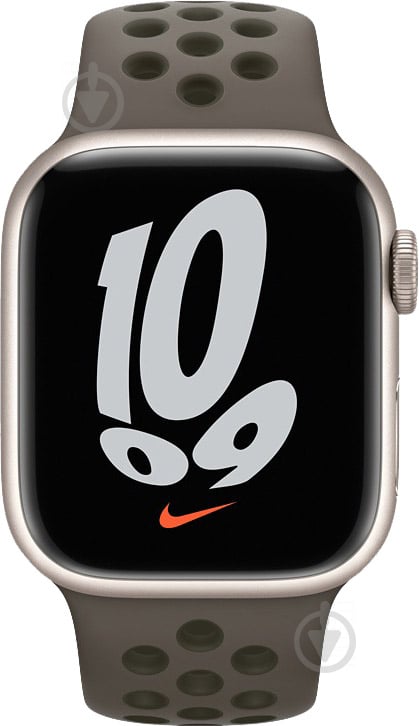 Ремешок Apple 45mm Midnight Olive Gray/Cargo Khaki Nike Sport Band Regular ML8D3ZM/A - фото 3