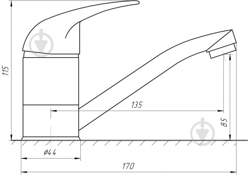 Змішувач для умивальника EcoMix EM-N-203M - фото 4 Змішувач для умивальника EcoMix EM-N-203M - фото 4