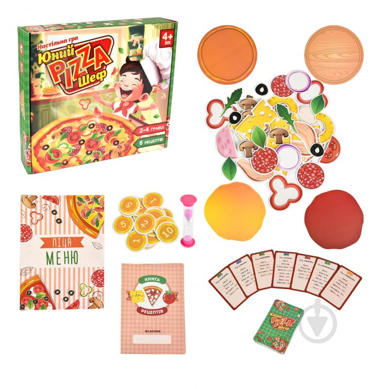 Игра настольная Strateg Юный Pizza Шеф 30781 - фото 1