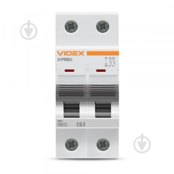 Автоматический выключатель Videx VF-RS6-AV2C63 26577 - фото 2