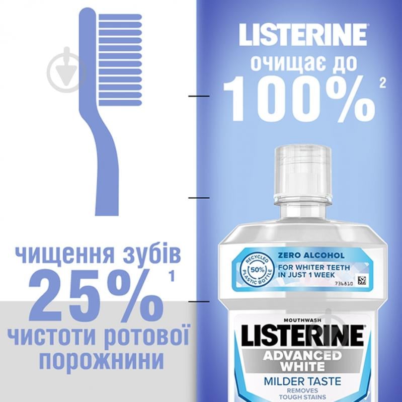 Ополіскувач для ротової порожнини Listerine Ультравідбілювання 500 мл - фото 6