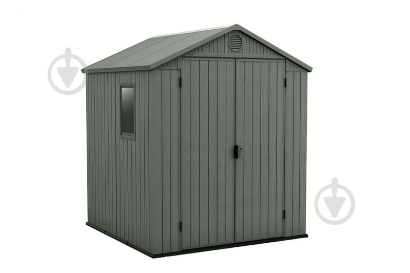 Дом садовый Keter DARWIN 190 х 183 х 221 см зеленый - фото 1