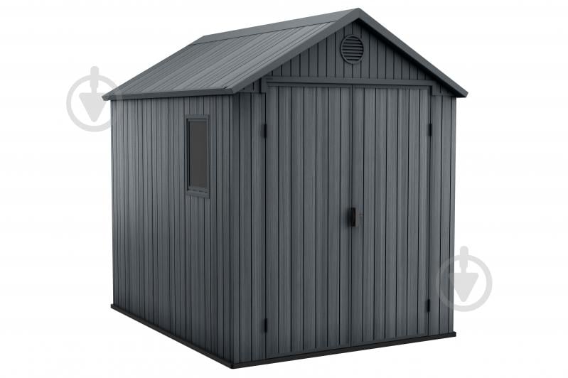 Дом садовый Keter DARWIN 190 х 244 х 221 см серый - фото 1
