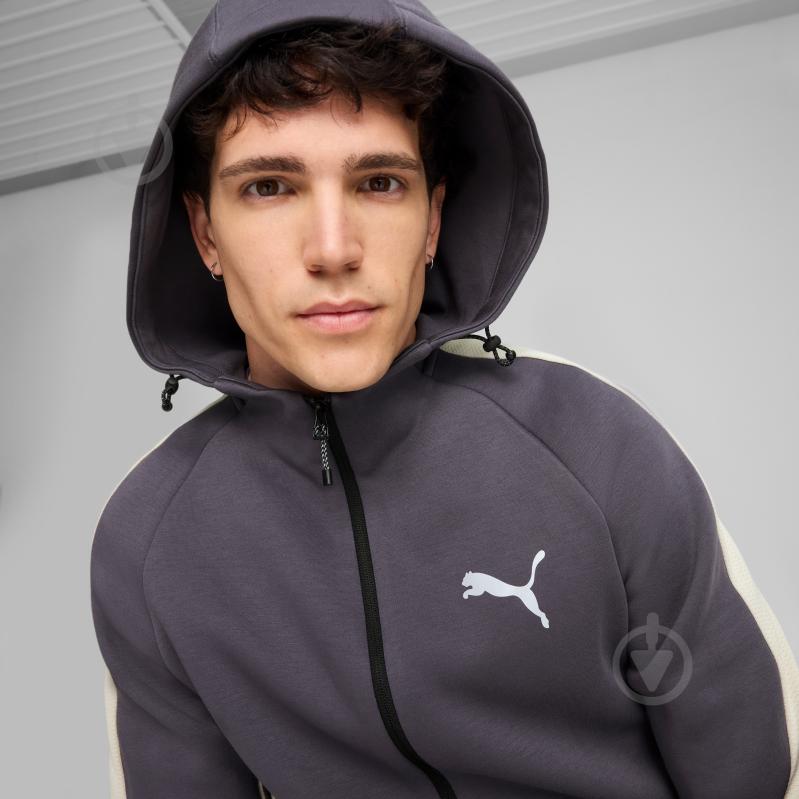 Джемпер Puma EVOSTRIPE FULL-ZIP HOODIE DK 68170069 р.L сірий - фото 7