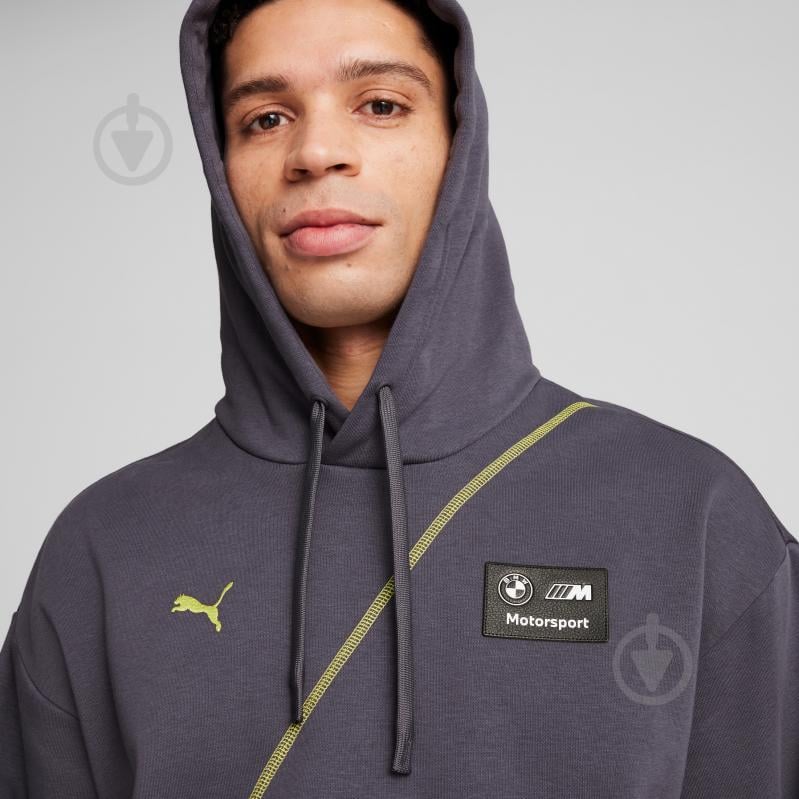 Джемпер Puma BMW MMS STATEMENT HOODIE 62728806 р.M сірий - фото 7