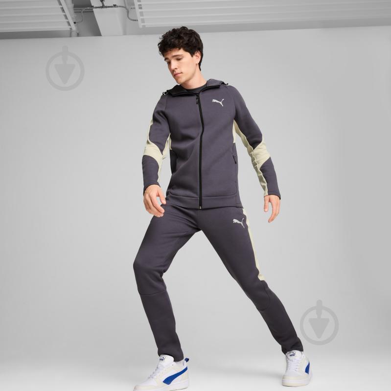 Джемпер Puma EVOSTRIPE FULL-ZIP HOODIE DK 68170069 р.M сірий - фото 5