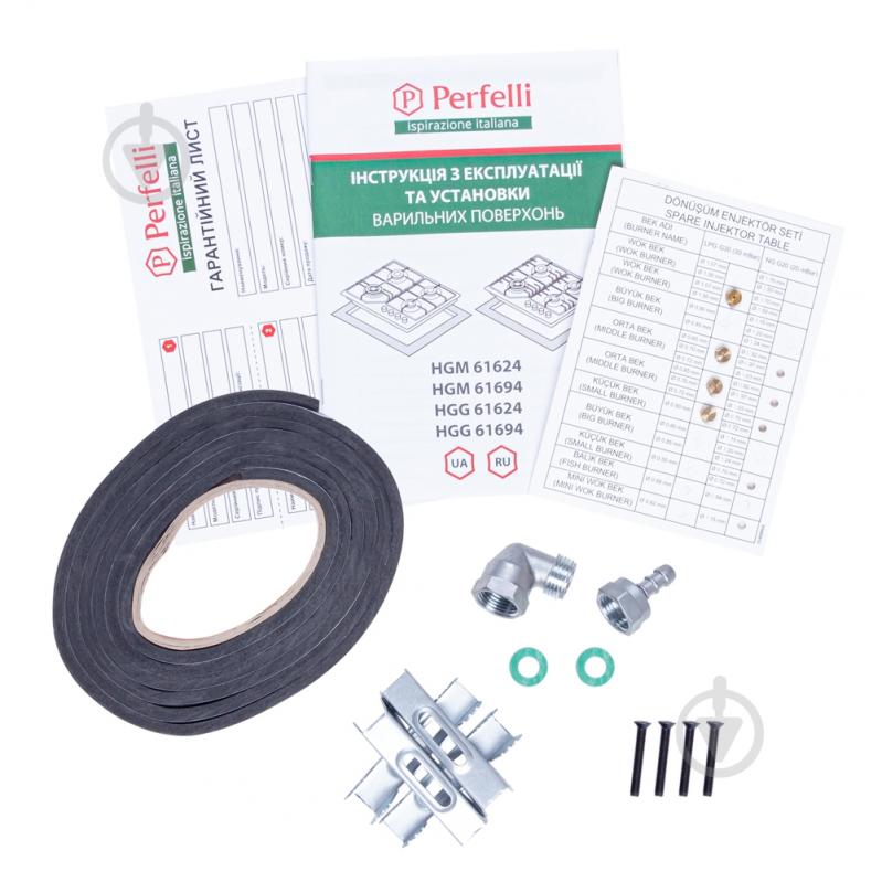 Варильна поверхня газова Perfelli HGM 61694 BL - фото 10