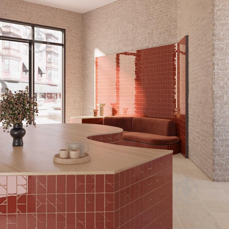Плитка WOW TILES S.L. Origami bordo 6.2 смx12.5 см - фото 10